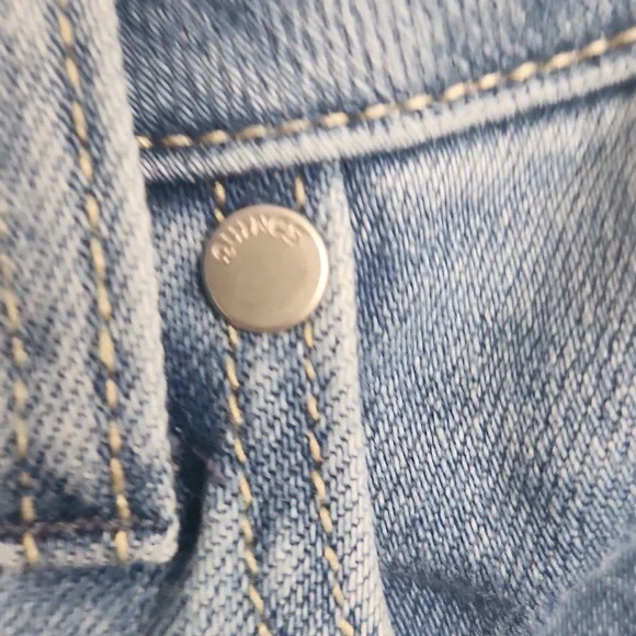 Quince Light Blue Flare & Wide Leg Jeans - Picture 6 of 12